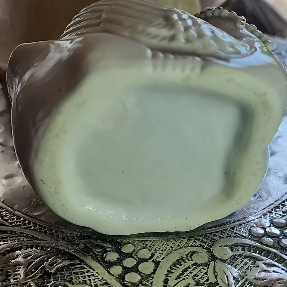 Lovely Vintage Swan Couple Trinket Dish Coquette